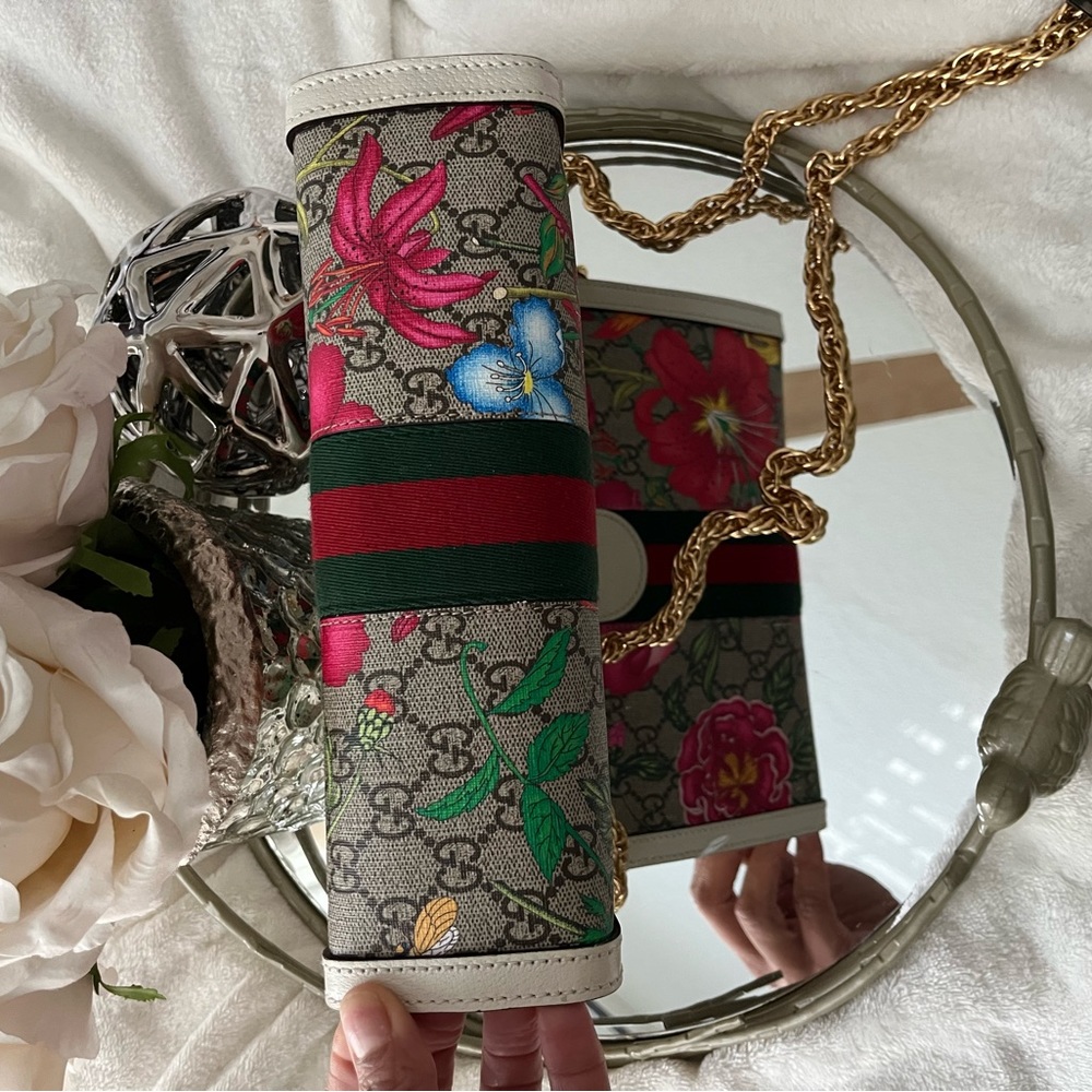 Gucci 503877 Ophidia GG Flora Small Shoulder Bag - Picture 5 of 12